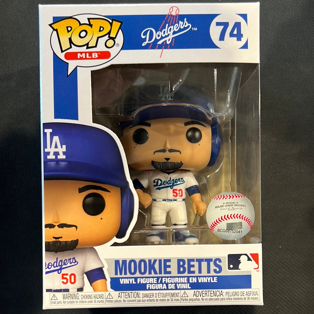 Mookie Bets Dodgers #74 Funko Pop! MLB Vinyl Figure