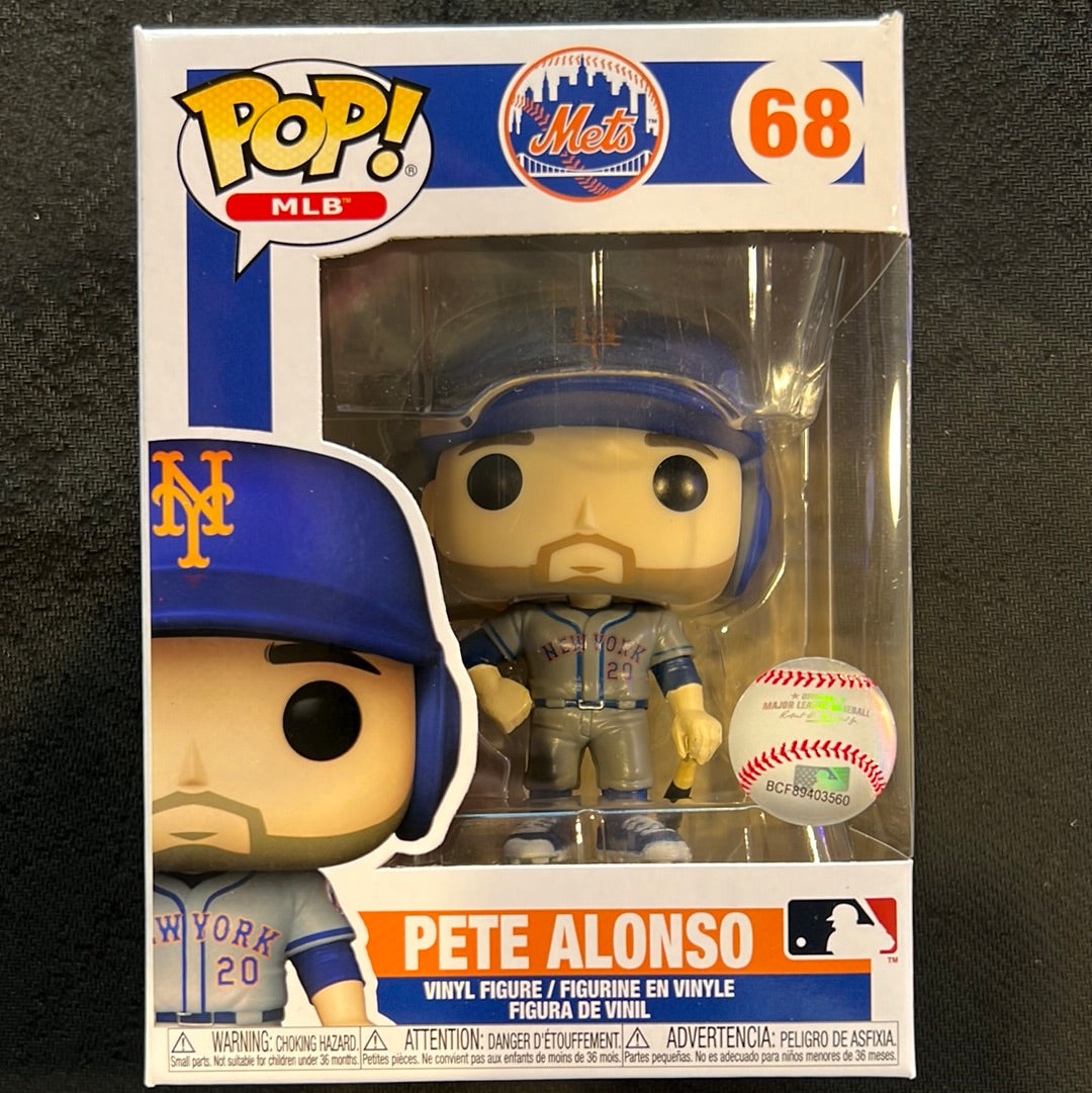 MLB Mets Pete Alonso (Road Uniform) Funko Pop! Vinyl Figure