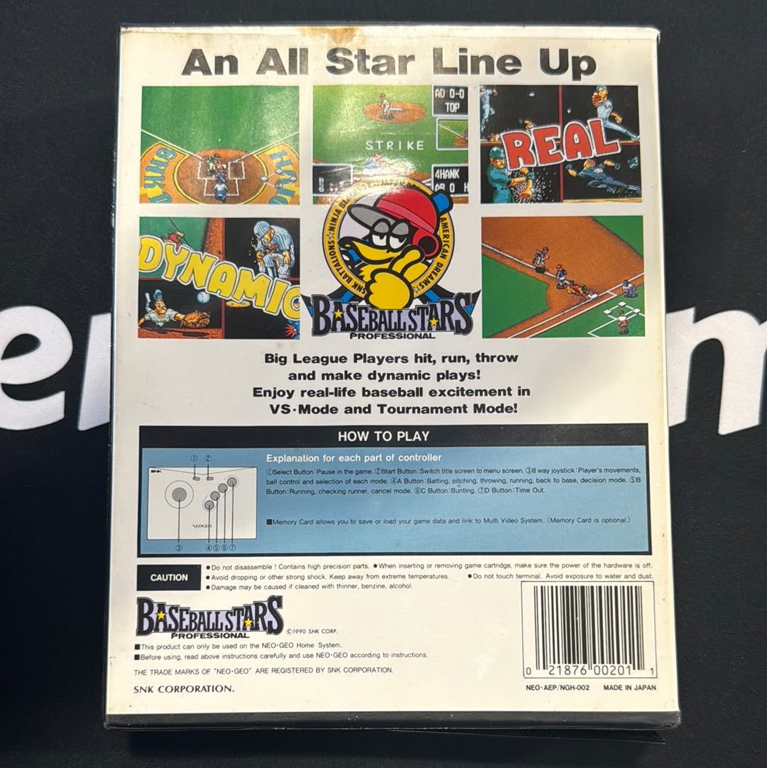 Neo Geo AES: Baseball Stars Professional USA