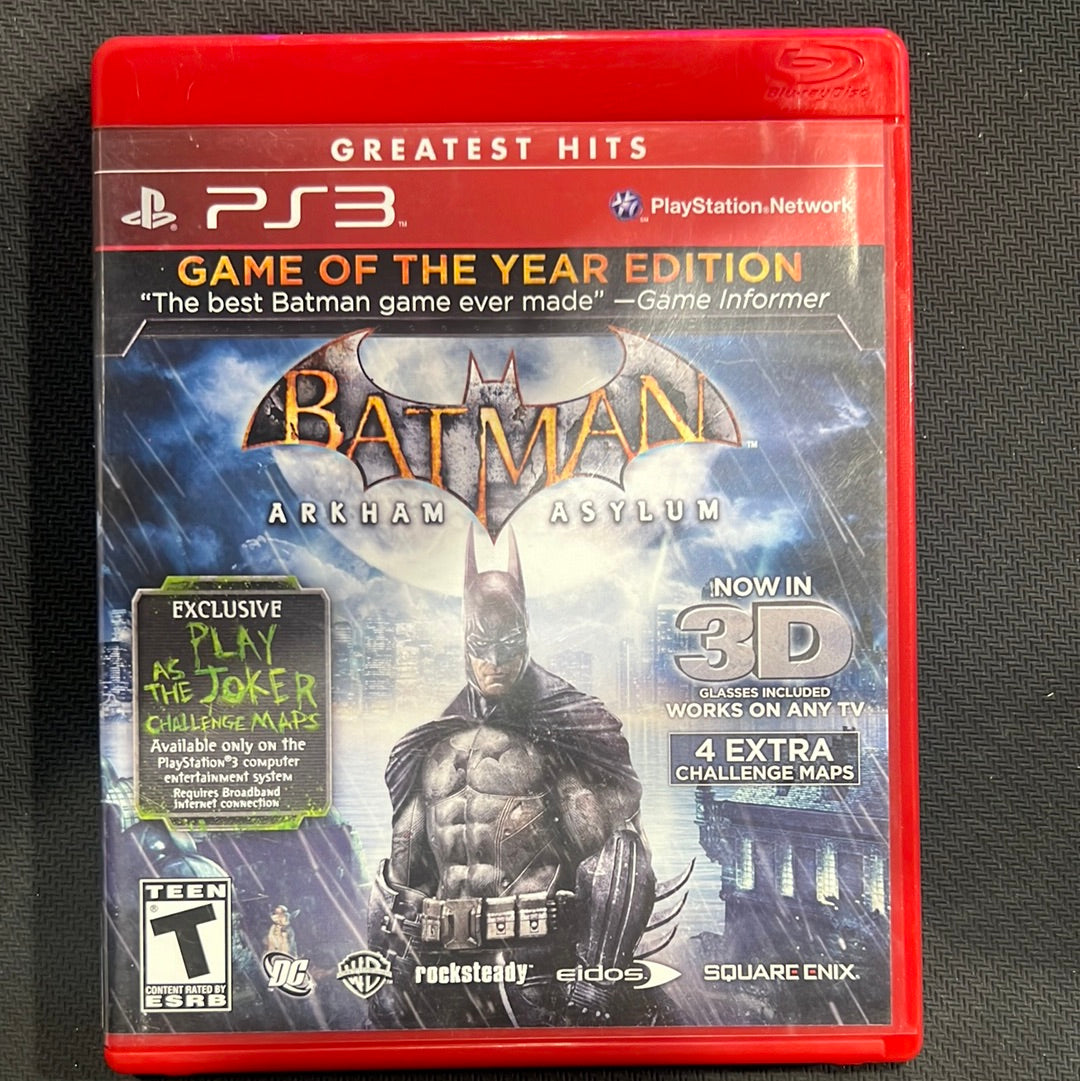 PS3: Batman Arkham Asylum (Greatest Hits)