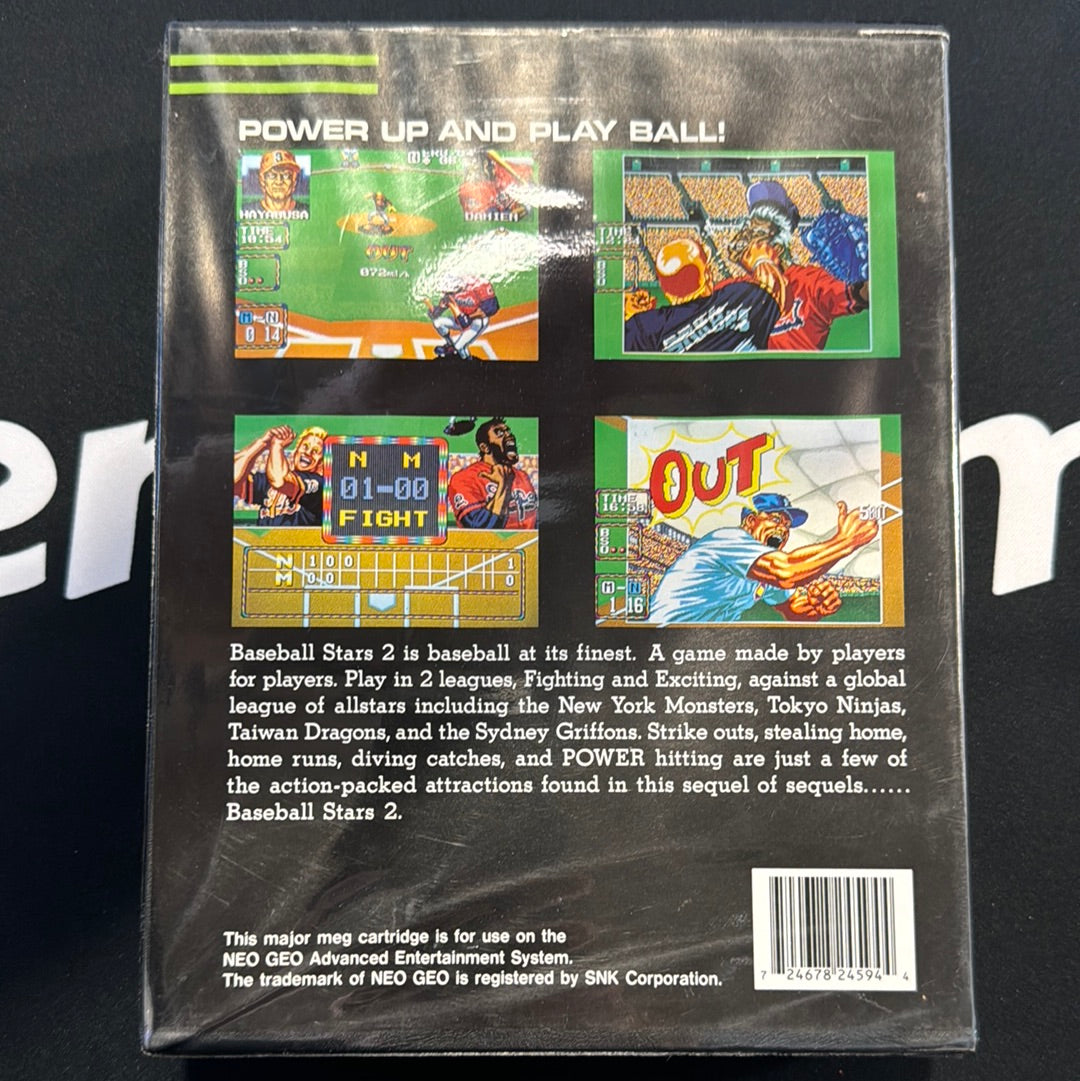 Neo Geo AES: Baseball Stars 2 USA