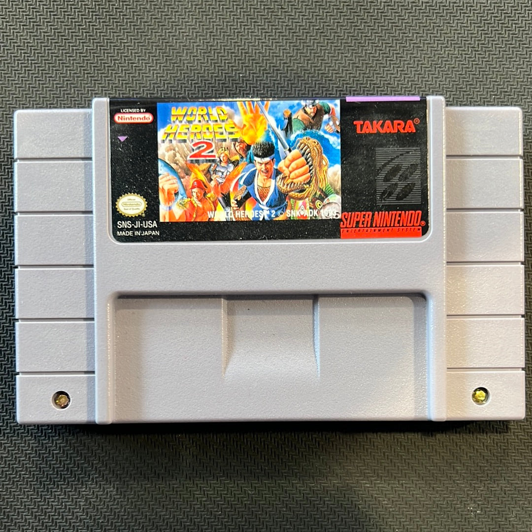 SNES: World Heroes 2 (Authentic)