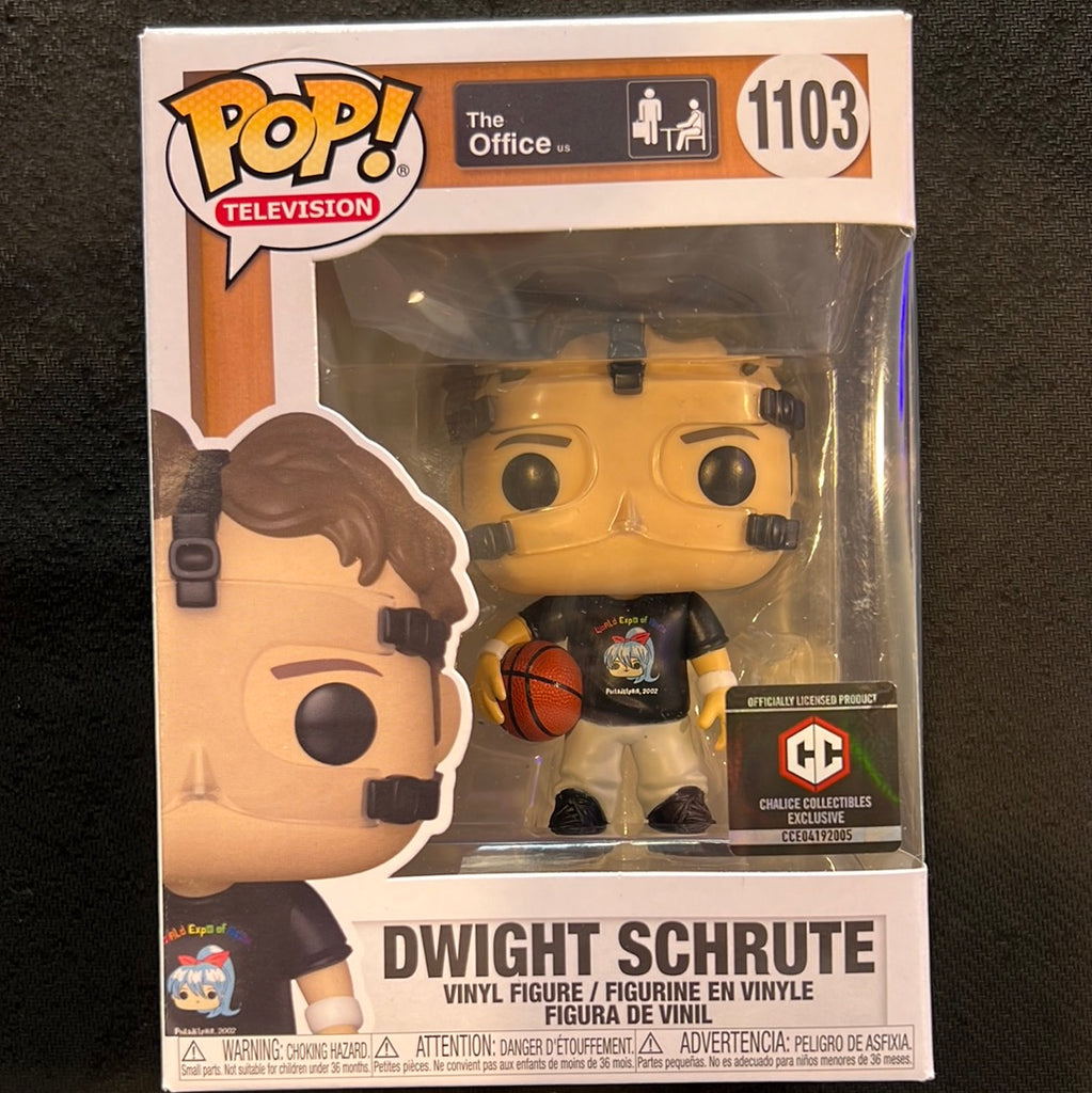 Funko Pop The Office Dwight Schrute with Basketball Vinyl Figure