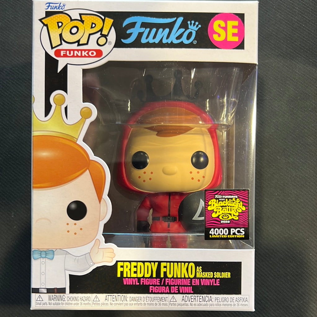 Funko Pop! Fundays Blacklight Battle Freddy Funko Freddy